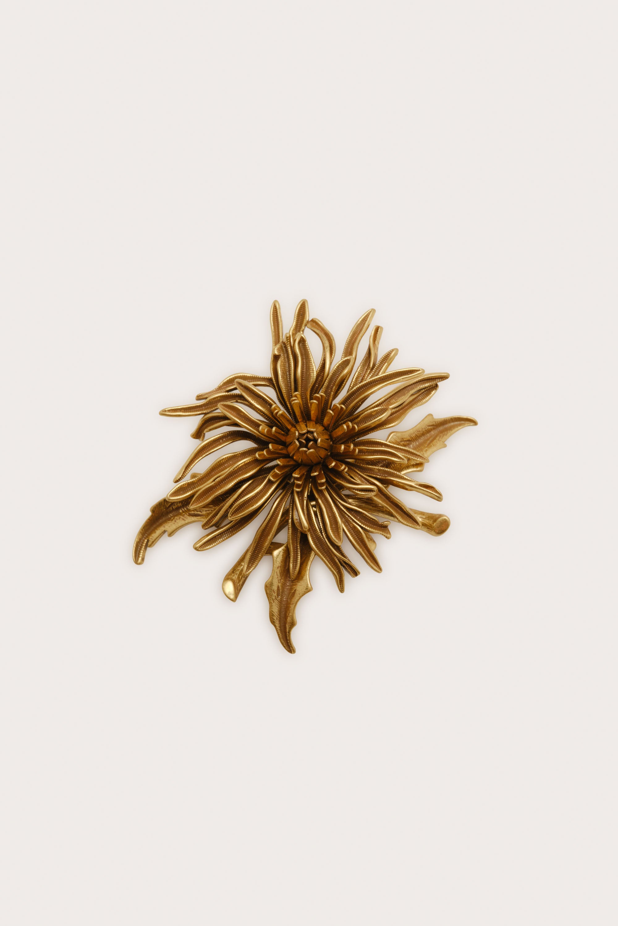 OCTAVIA BROOCH - ANTIQUE BRASS