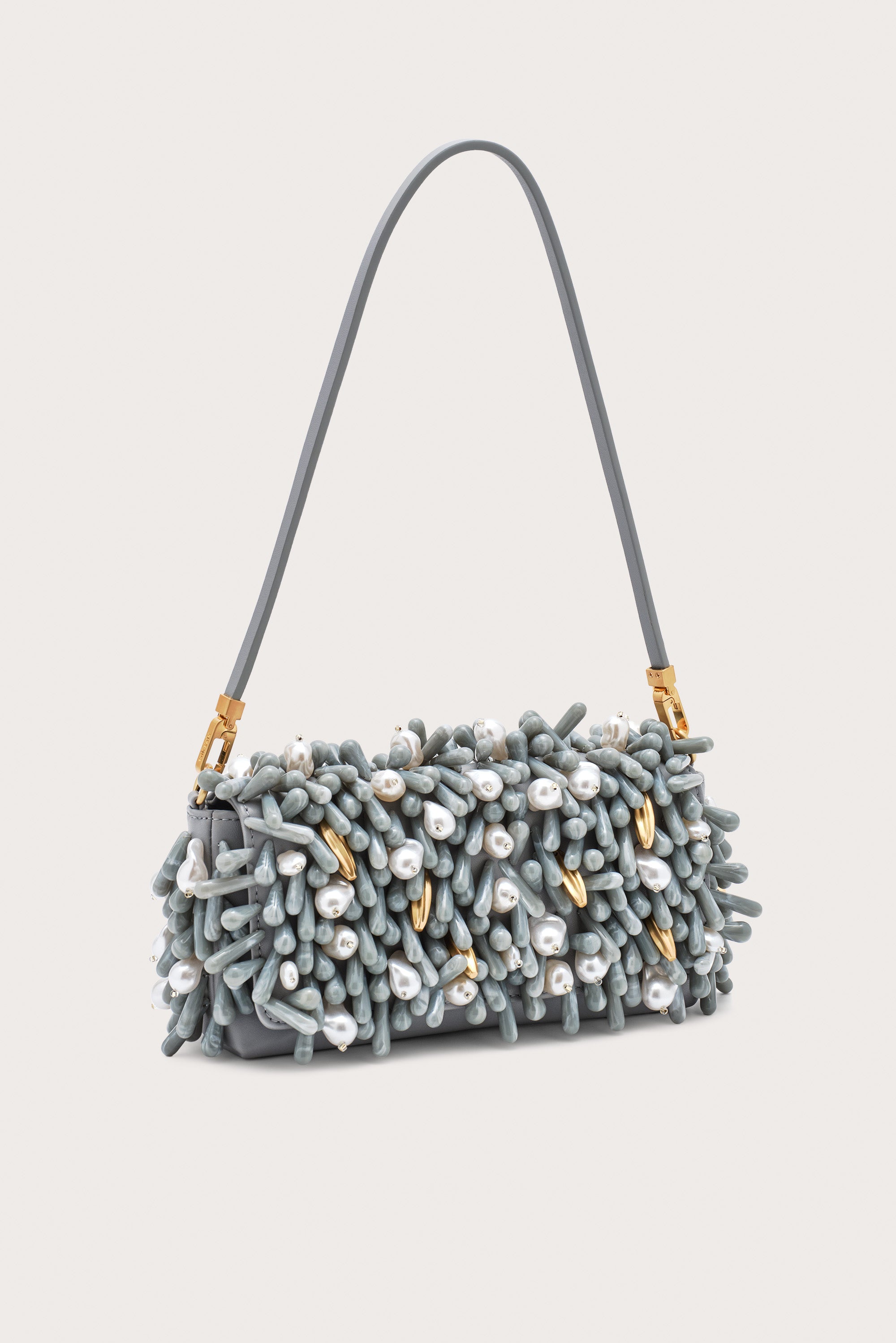 PERLA SHOULDER BAG - CELADON MULTI