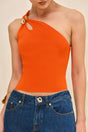 ANOUK KNIT TOP - TANGELO