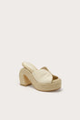 PHOEBE PLATFORM SANDAL - OFF WHITE