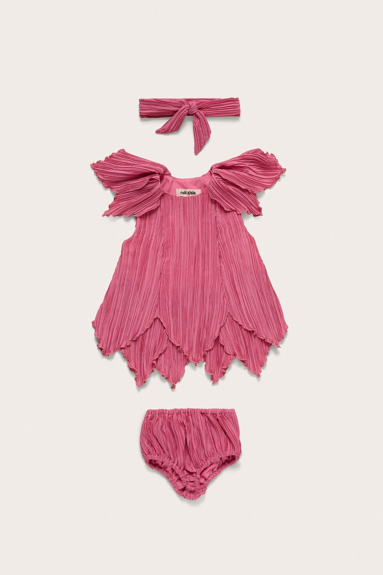 BABY PETAL DRESS & BLOOMER - ROSETTE