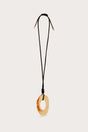 REN NECKLACE - BRUSHED BRASS