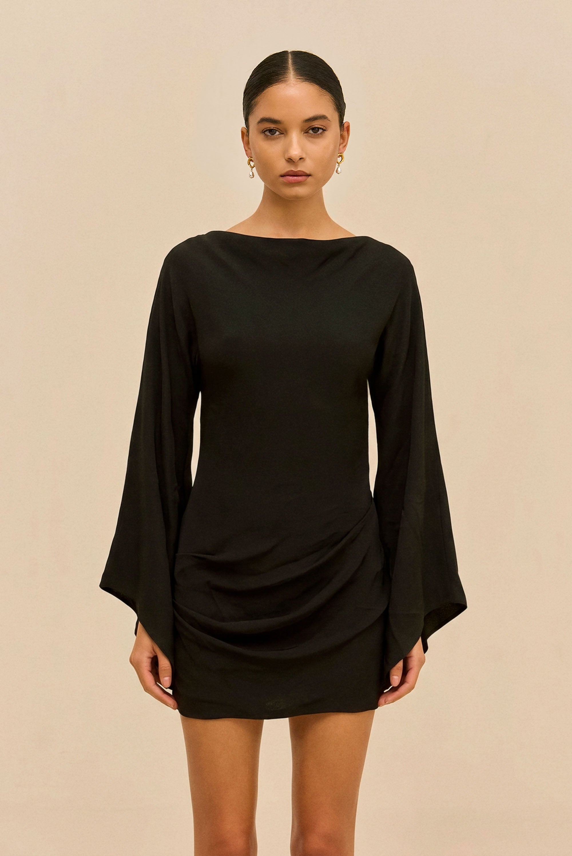 SOLARIN DRESS - BLACK