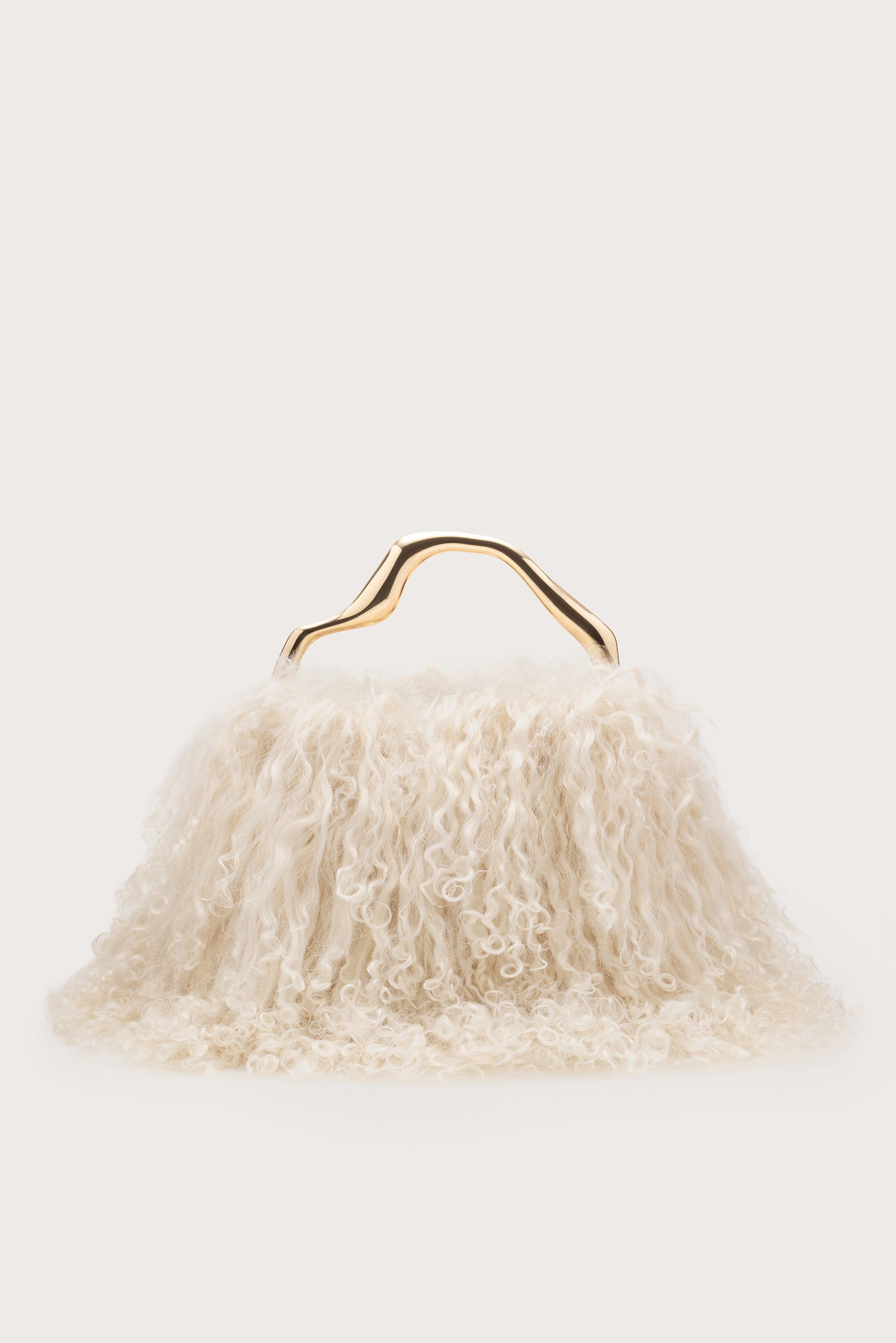 SOLENE MINI BAG - NATURAL SHEARLING