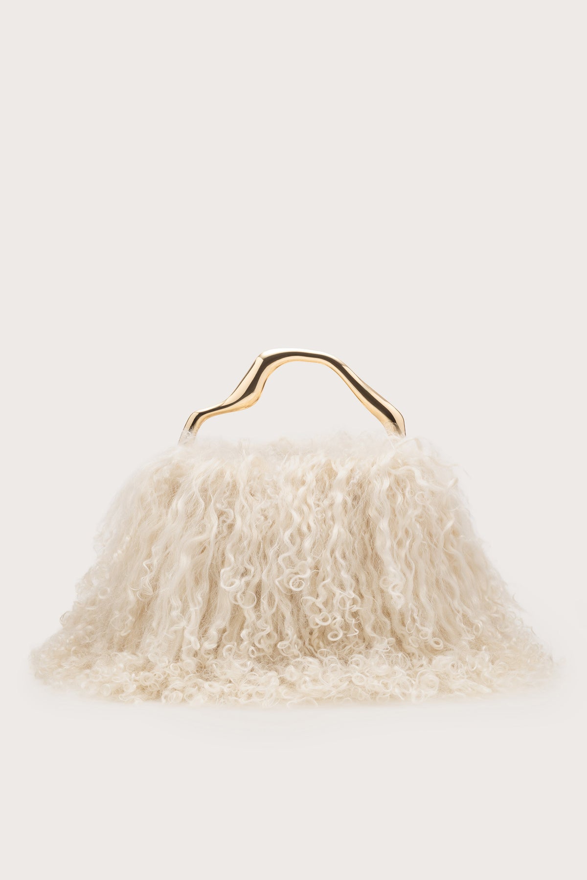 SOLENE MINI BAG - NATURAL SHEARLING