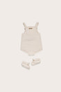 BABY SHAH JUMPSUIT SET - OFF WHITE