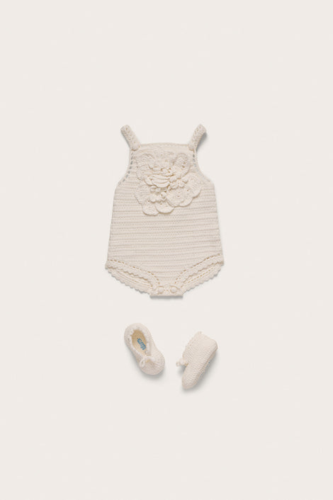 KIDS SHAH JUMPSUIT - OFF WHITE