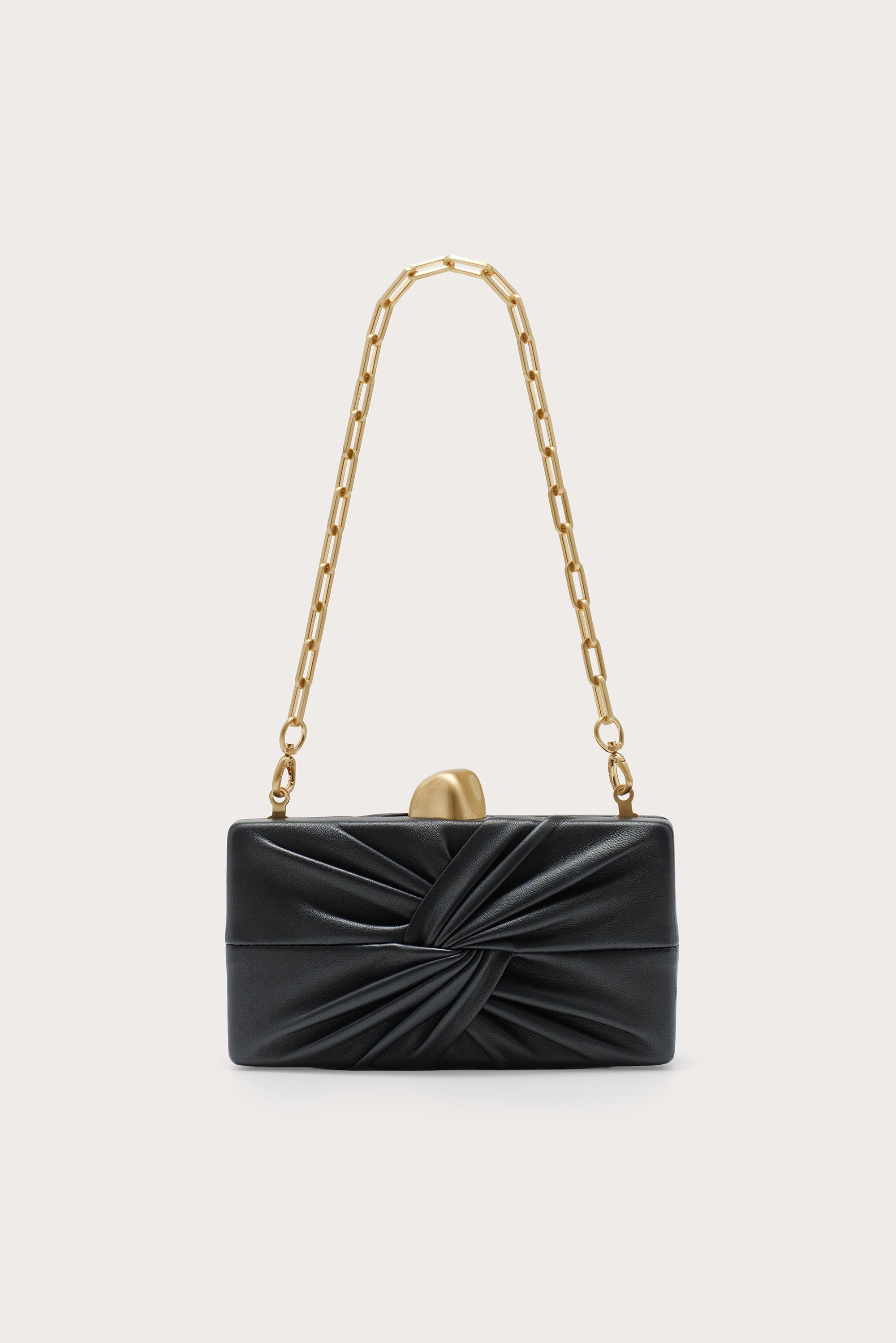 TASHA DETACHABLE CLUTCH STRAP - BRUSHED BRASS
