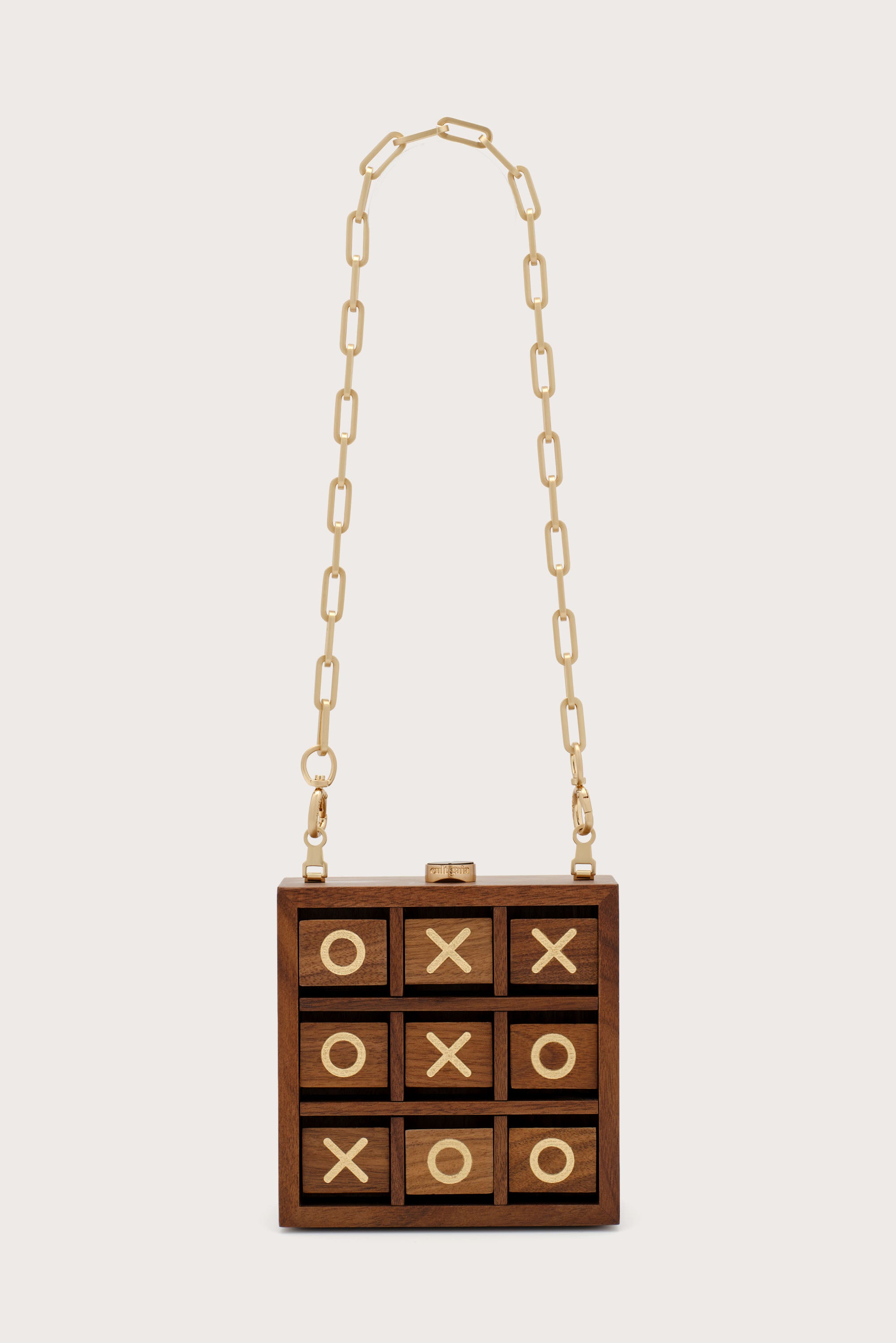 TIC TAC TOE CLUTCH - WALNUT