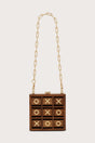 TIC TAC TOE CLUTCH - WALNUT