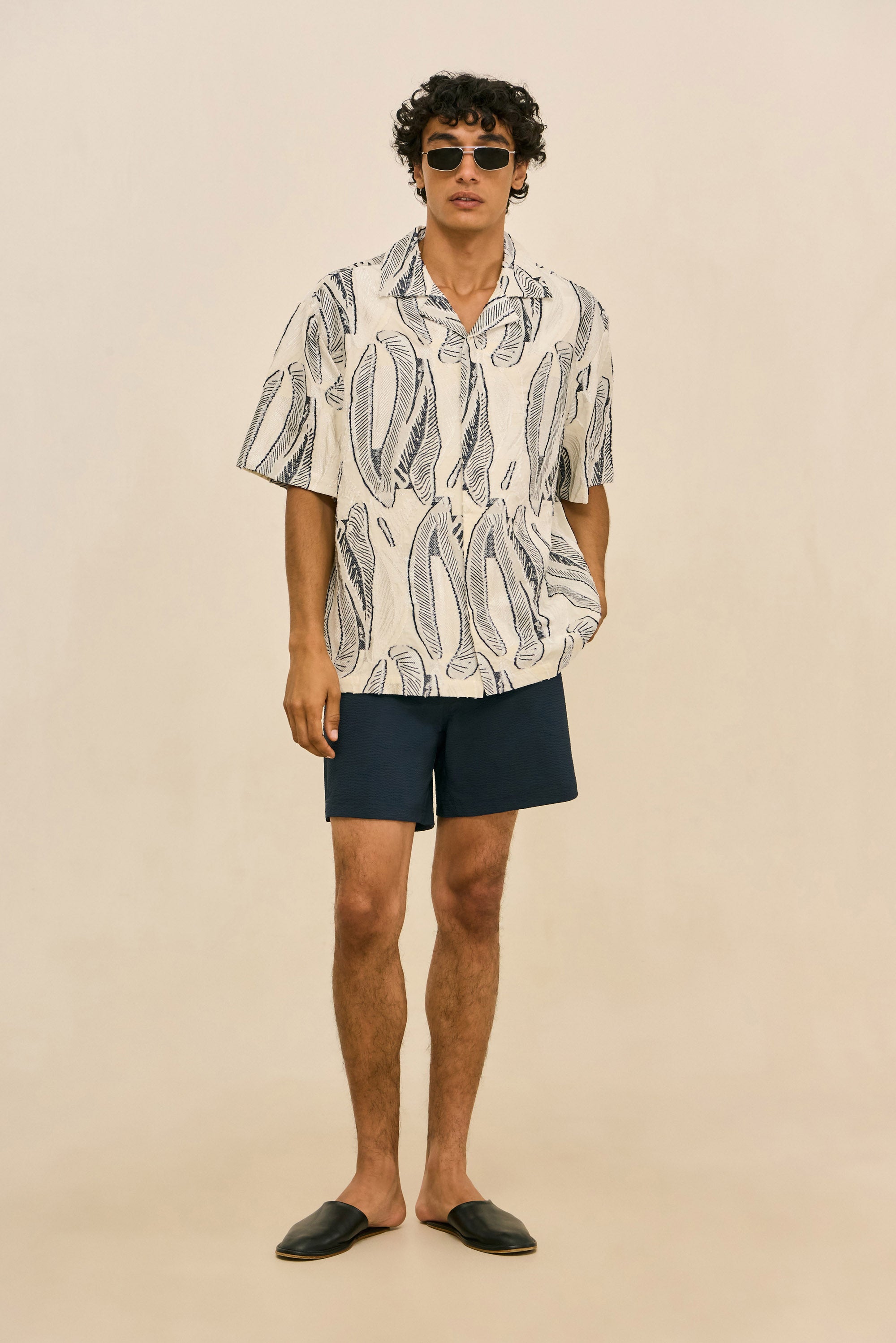 NICCO SWIM SHORT - DEEP LAKE
