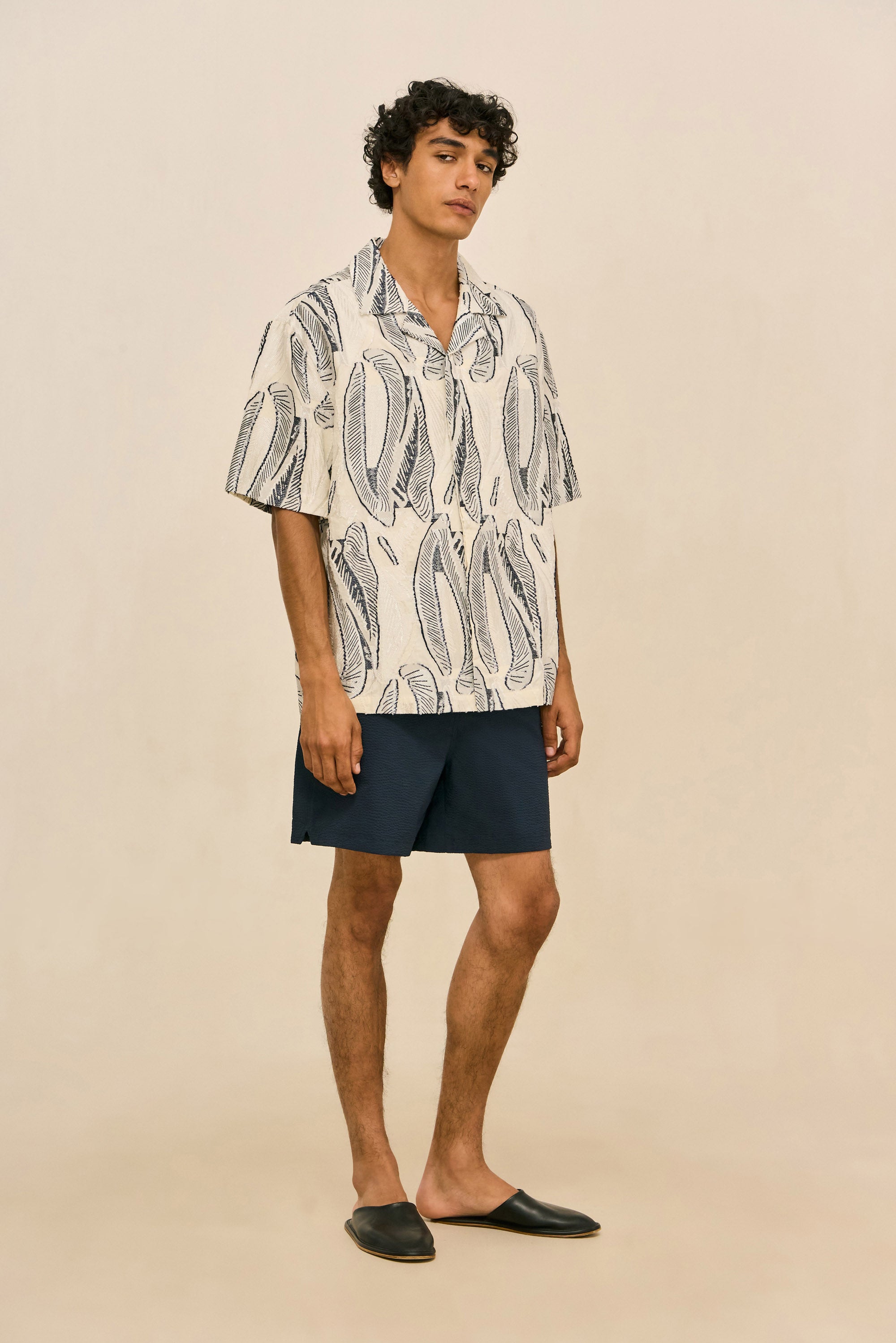 NICCO SWIM SHORT - DEEP LAKE