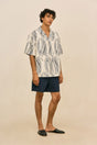 NICCO SWIM SHORT - DEEP LAKE