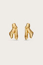 WINNIE EARRING - BRUSHED BRASS