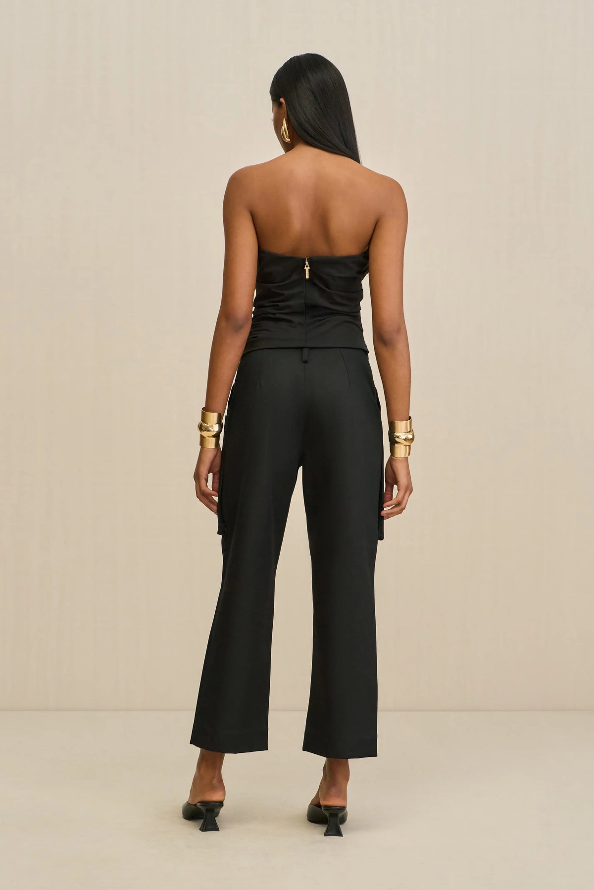 KRISHA TOP - BLACK