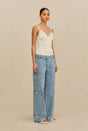 EMILIANA KNIT TOP - OFF WHITE