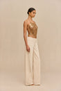 KYE TOP - PALE GOLD