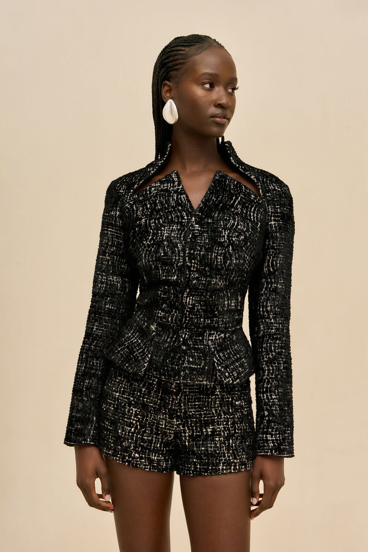 NOUVEAU JACKET - BLACK MULTI