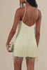 CULT GAIA CASSIAN DRESS IN LIGHT HONEYDEW