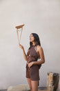 SISSI SHORT - MAHOGANY