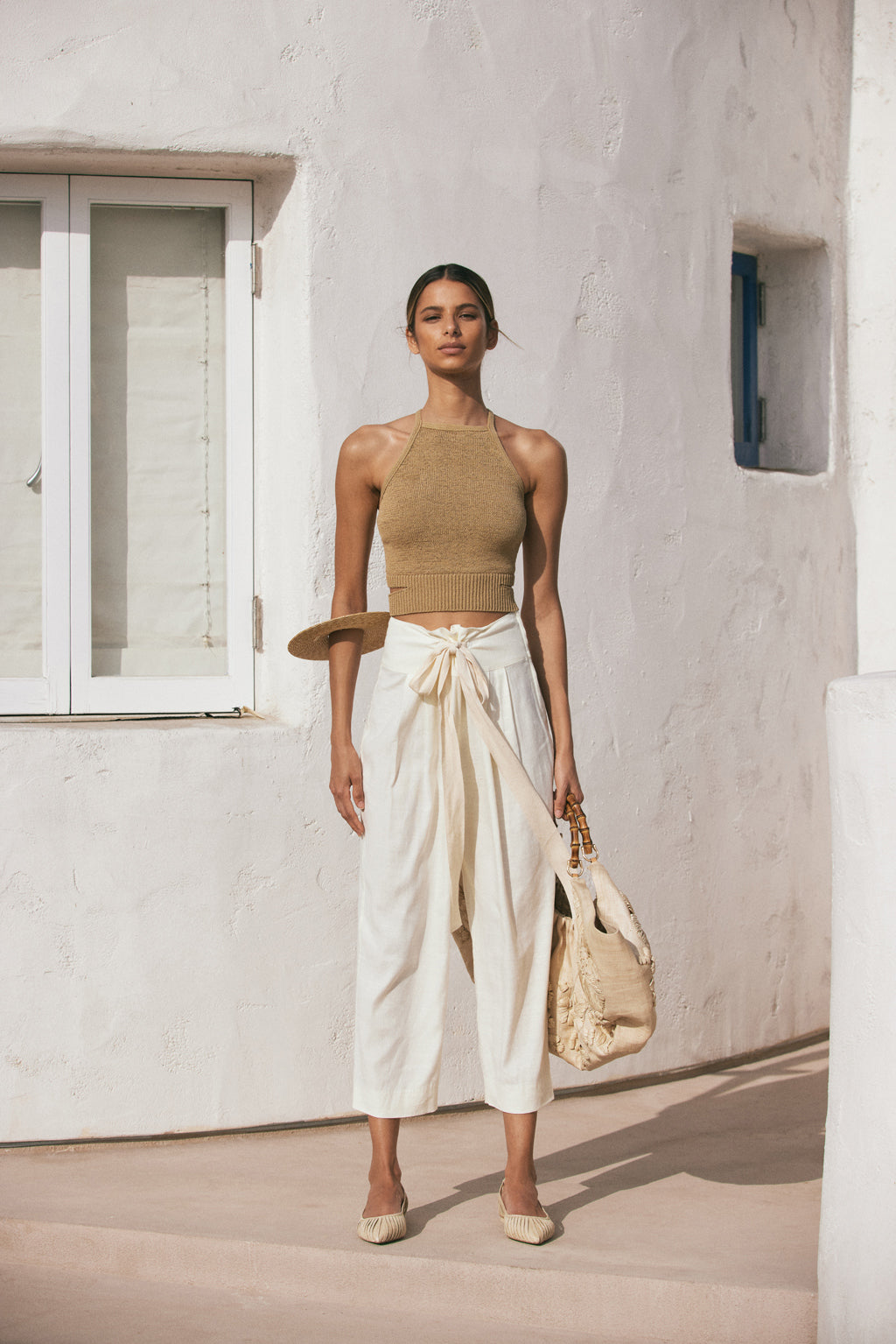 NAN KNIT TOP - WICKER