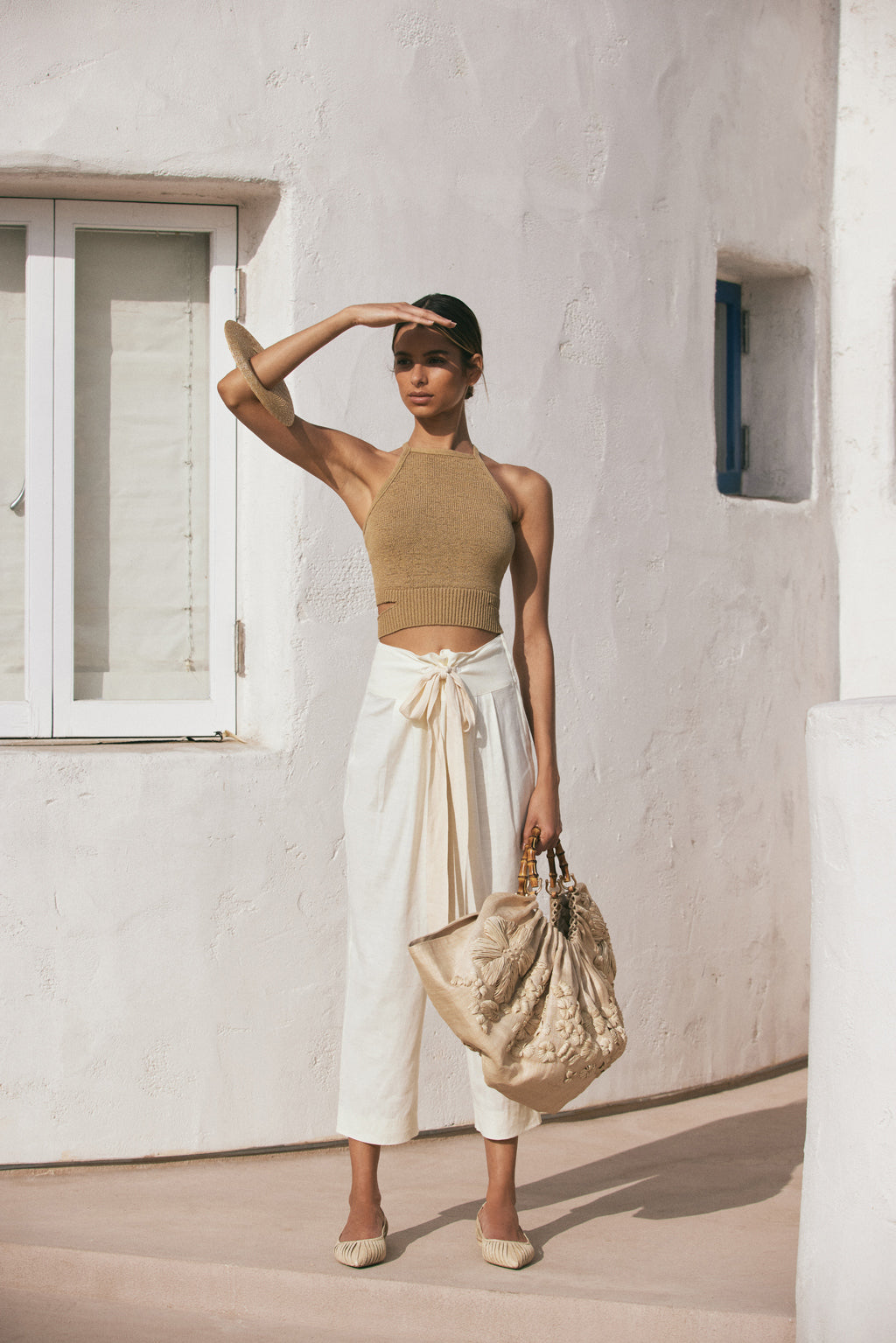 NAN KNIT TOP - WICKER