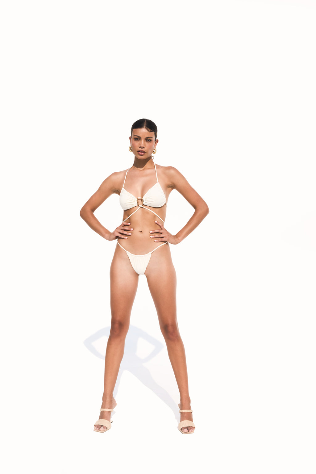 LIZA BIKINI TOP - OFF WHITE
