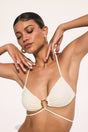 LIZA BIKINI TOP - OFF WHITE