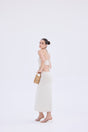 CAMERON KNIT DRESS - OFF WHITE