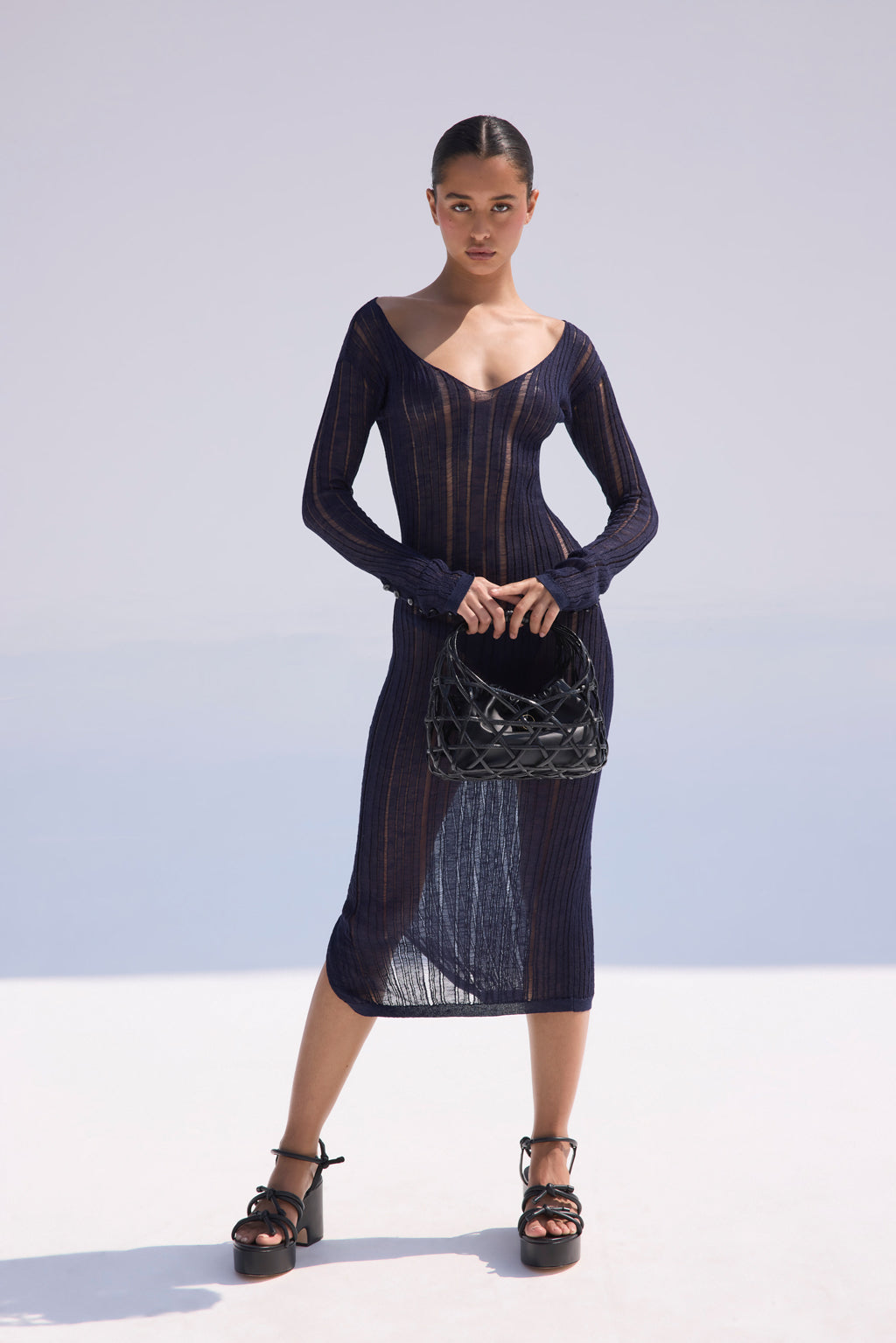 ANTONELLA KNIT DRESS - INK