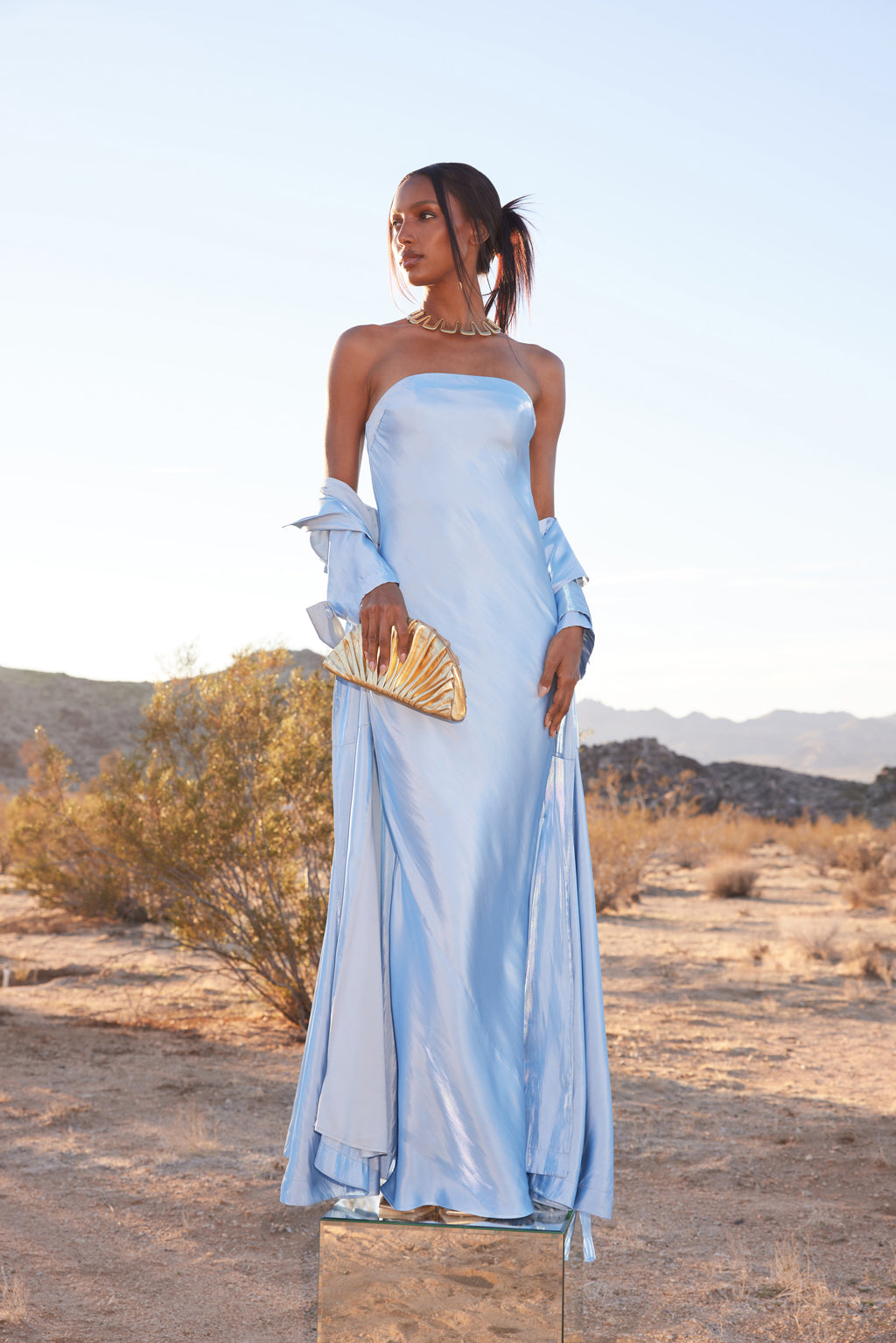 PERLA GOWN - ICE BLUE