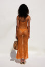 SILENA KNIT CROCHET COVERUP - APRICOT