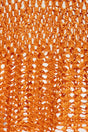 SILENA KNIT CROCHET COVERUP - APRICOT
